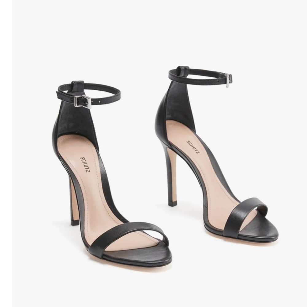 Schutz Cadey Lee Sandal, Black, Size 9.5